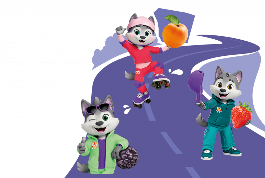 Bannière produit Grands Filous – Pots Fruits Mixés orange